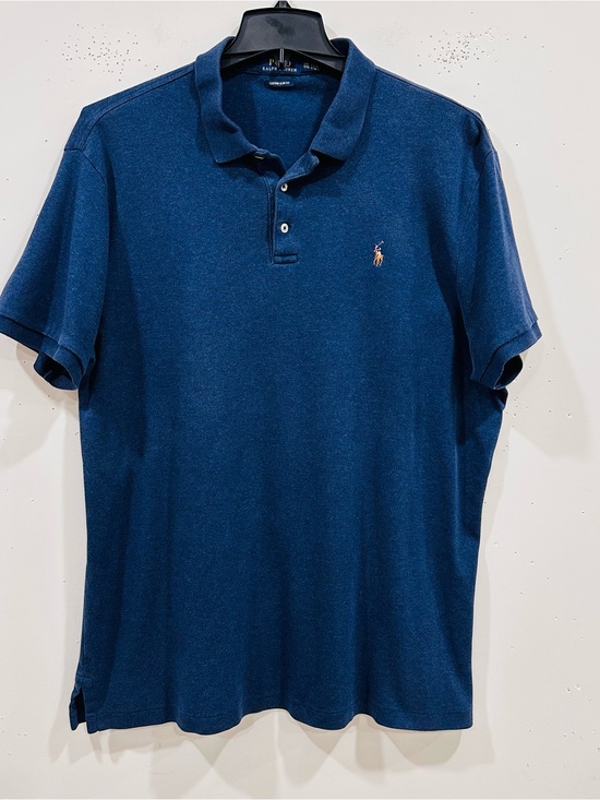 Polo Ralph Lauren Other - Polo Ralph Lauren Polo Shirt Mens XXL Blue Custom Slim Fit Cotton  Short Sleeve